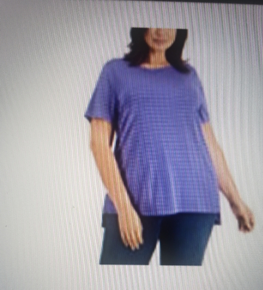Alfani Plus Size Striped Top! - Picture 1 of 10